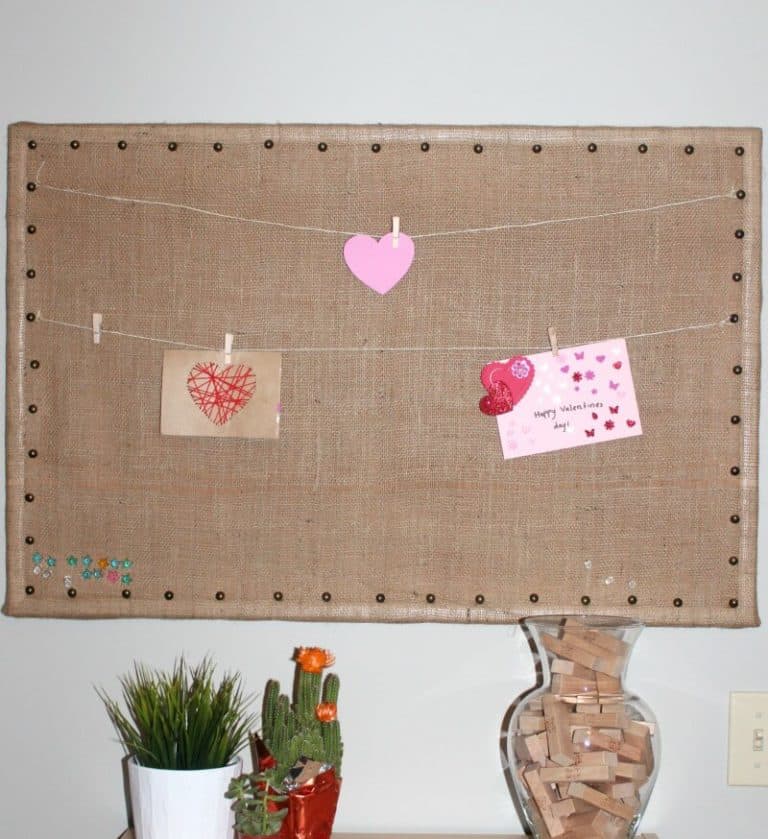 Burlap Bulletin Board DIY ⋆ Love Our Real Life