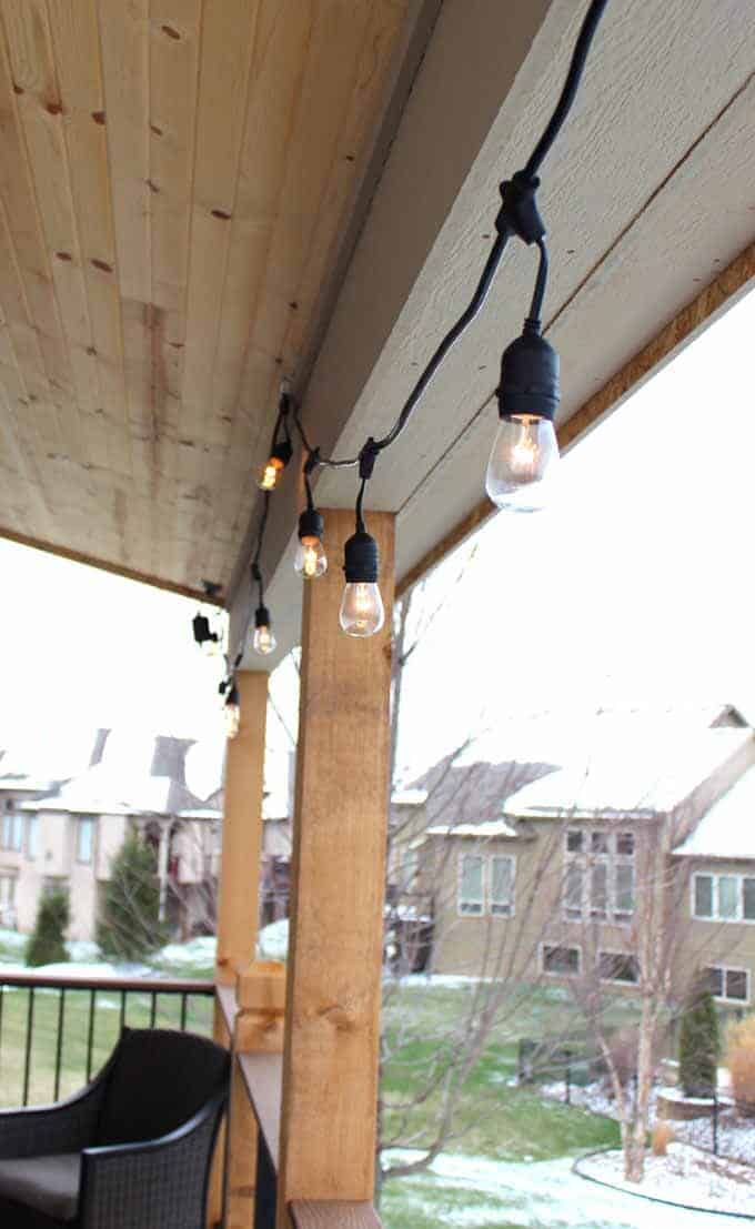 Learn How To Hang Outdoor String Lights, How To Hang String Lights On Aluminum Patio Cover