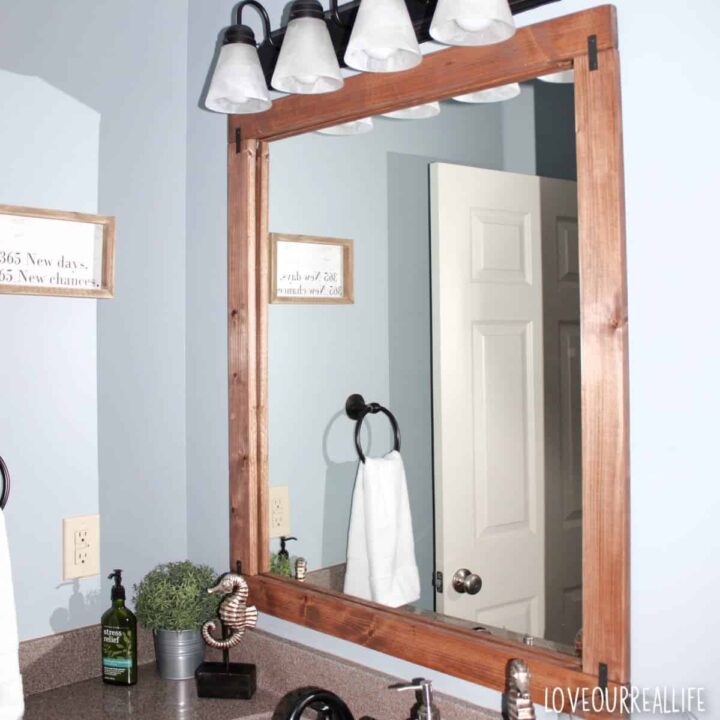 How to Secure a Heavy Leaning Mirror to the Wall ⋆ Love Our Real Life