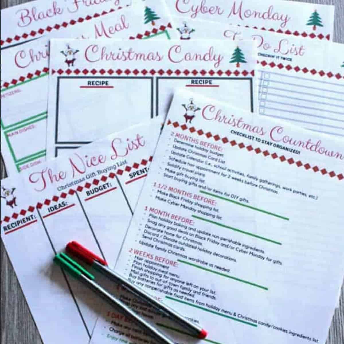 FREE Printable Christmas Planner // Get Organized this Holiday Season ⋆ ...