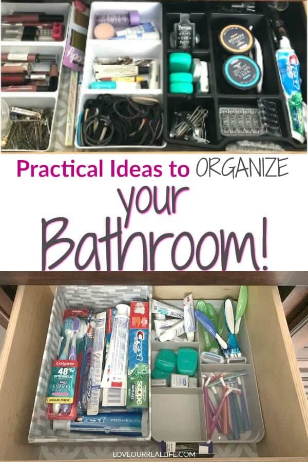 How to Organize Bathroom Items | Get Ready Faster! ⋆ Love Our Real Life