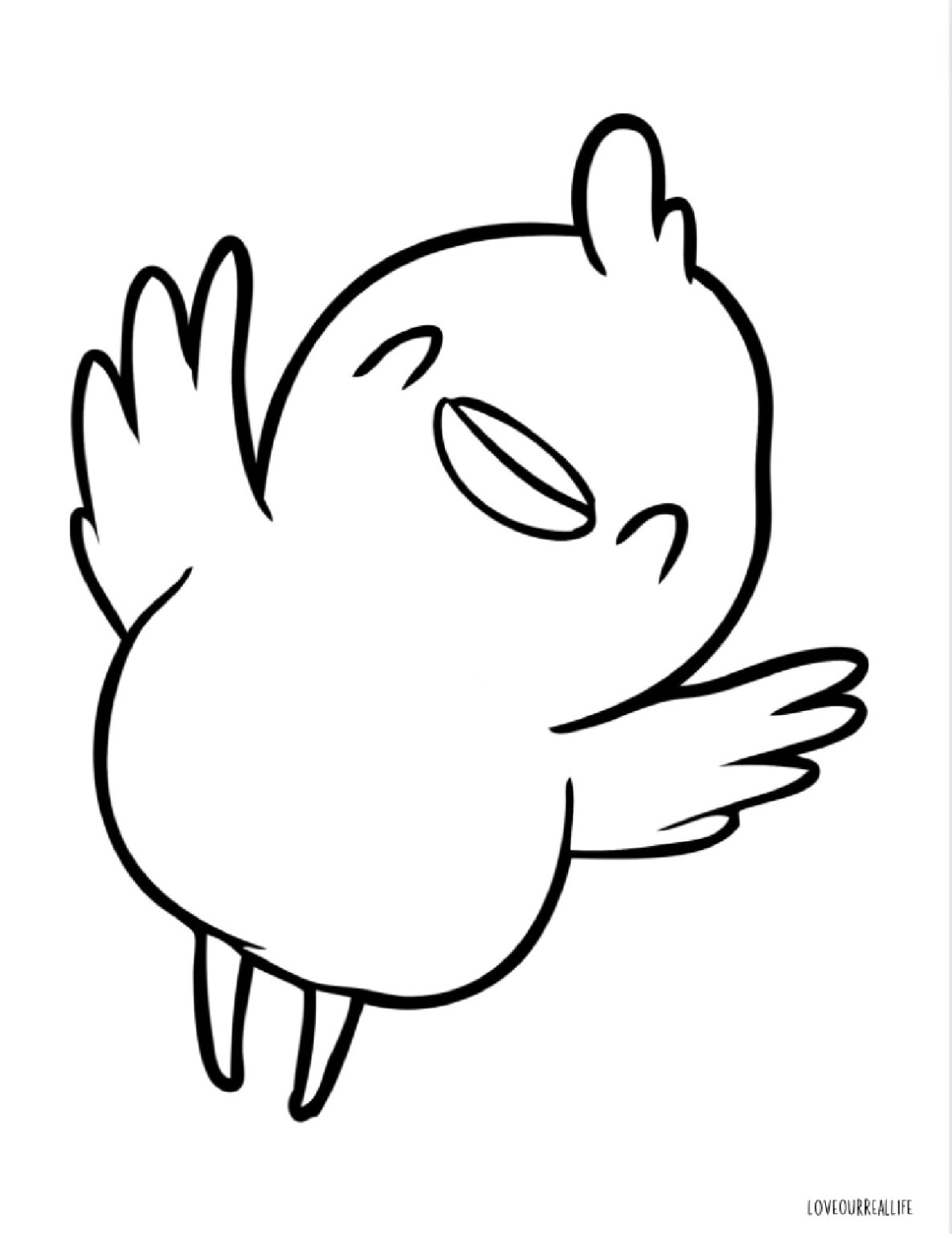 Chick Coloring Pages: Free Printable for Kids ⋆ Love Our Real Life