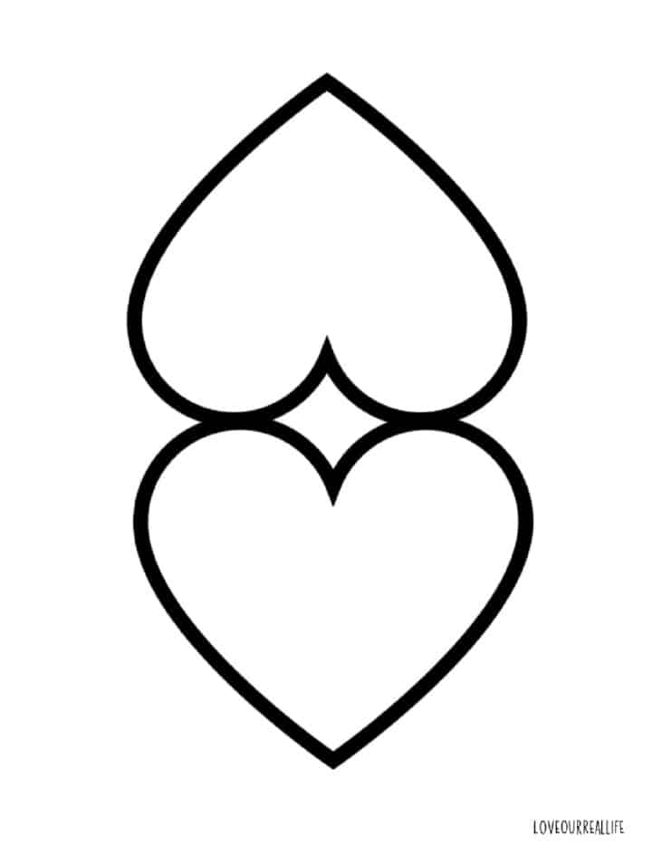 Free Heart Printable Templates: For Coloring and Stencils ⋆ Love Our ...