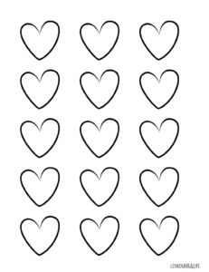 Free Heart Printable Templates: For Coloring and Stencils ⋆ Love Our ...