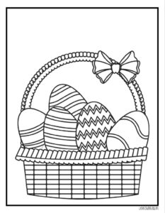 Easter Egg Coloring Pages and FREE Printable Egg Templates ⋆ Love Our