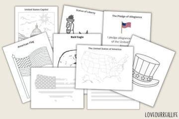 FREE American Flag & USA Coloring Pages - Printable PDFs ⋆ Love Our