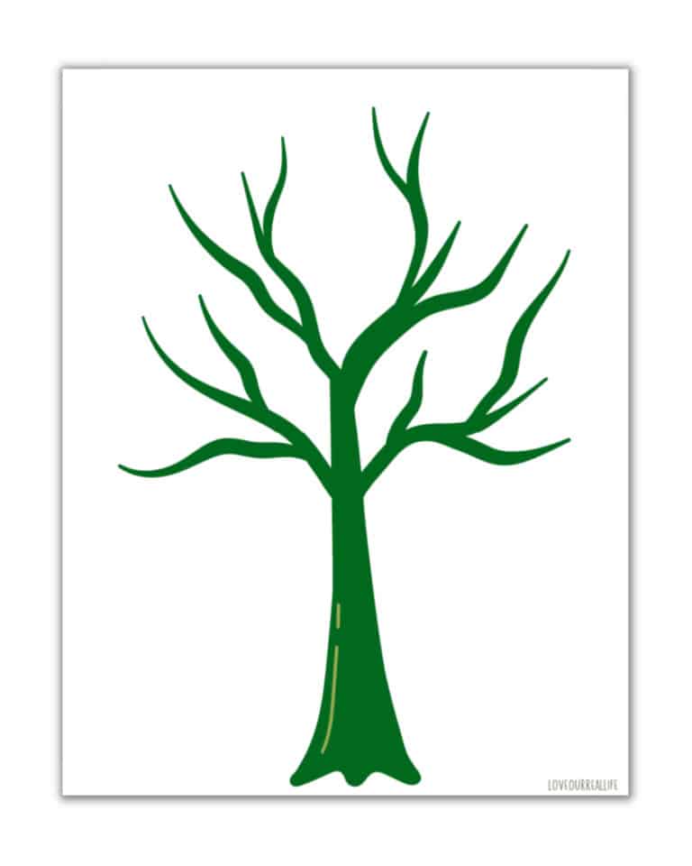 FREE Printable Trees Without Leaves Template - 19 Pages ⋆ Love Our Real ...