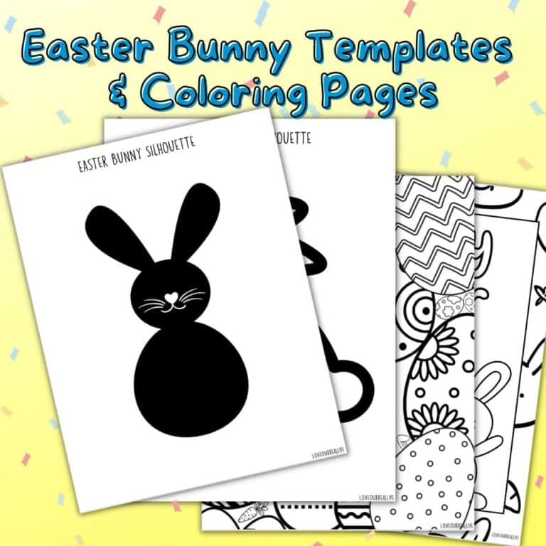 FREE Printable Easter Bunny Templates