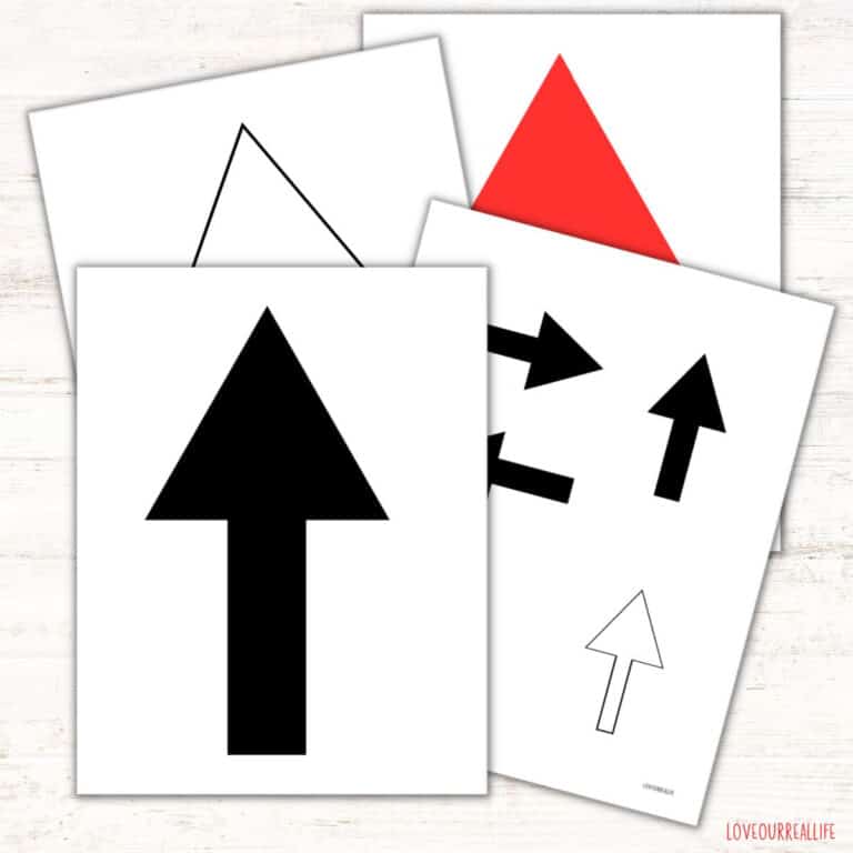FREE Printable Arrow Signs – Directional Templates