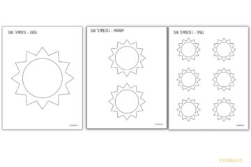 Sun Template Printable - Free Templates &amp; Coloring Pages ⋆ Love Our ...