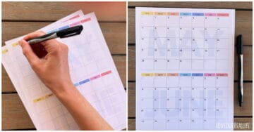FREE Printable May and June Calendar Template - 2023 ⋆ Love Our Real Life