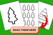 Free Christmas Tree Printable Template &amp; Coloring Pages ⋆ Love Our Real ...