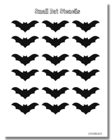 Free Printable Bat Template Stencil for Halloween Crafts ⋆ Love Our Real Life