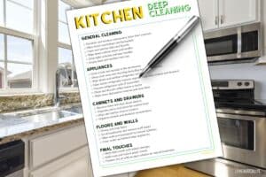 Kitchen Deep Cleaning Guide (+ Free Printable Checklist!) ⋆ Love Our ...
